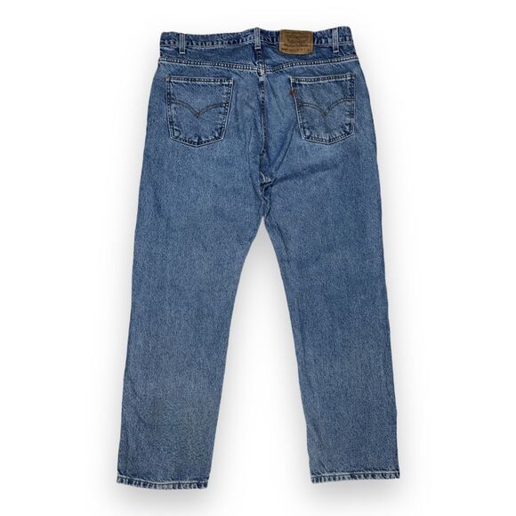 Levi's 505 VTG Orange Tab Jeans 38x30 actual 36x30 Regular Fit Straight Leg - Picture 2 of 9